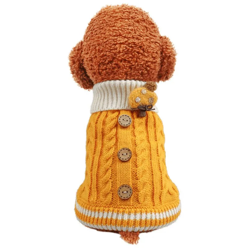 Cozy Crochet Jacket for Small Dogs