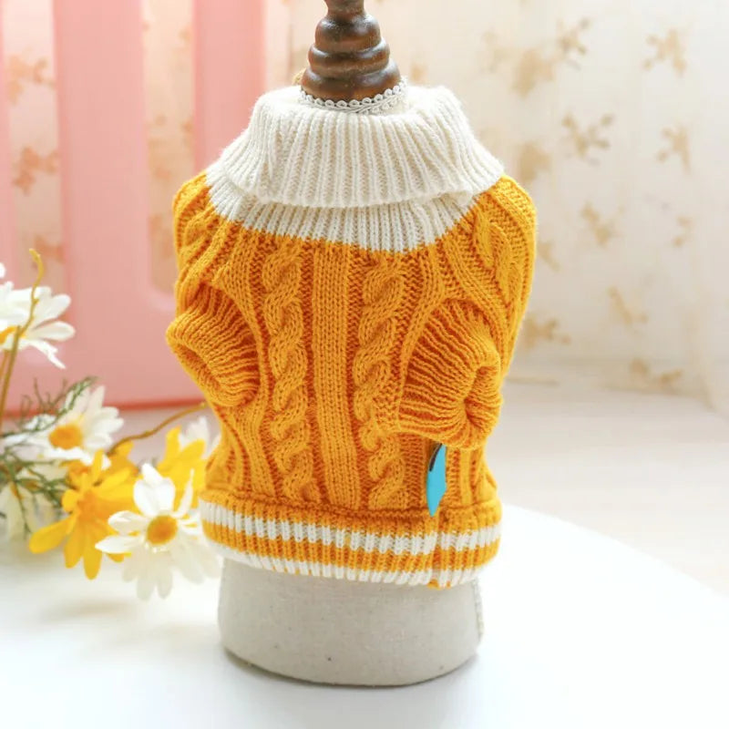 Warm Crochet Dog Sweater