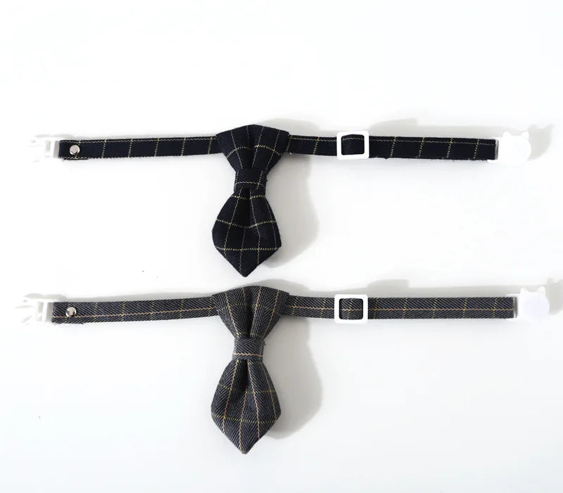 Adjustable Breakaway Cat Collar with Bow Tie & Bell