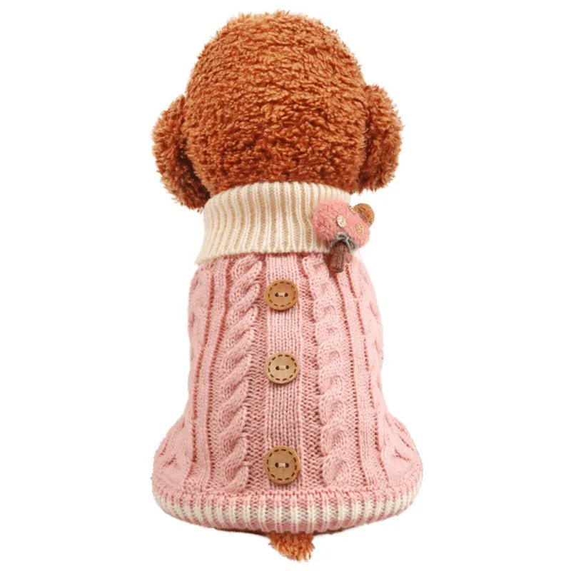 Warm Crochet Dog Sweater