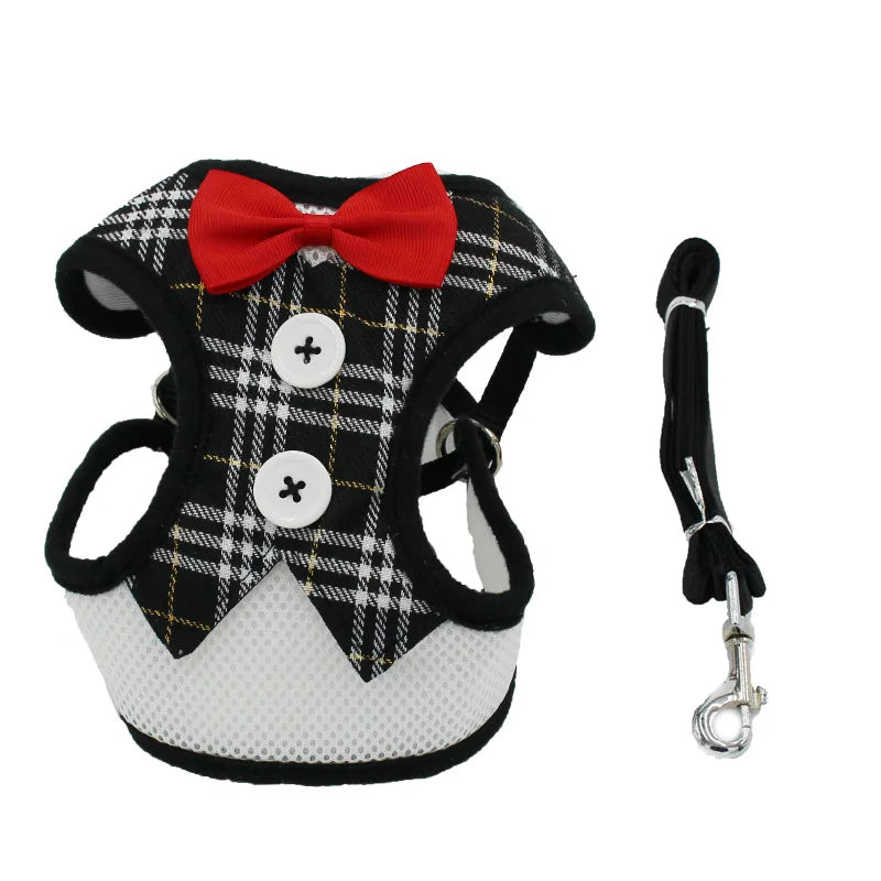 Breathable Vest Harness & Leash Set for Cat Dog