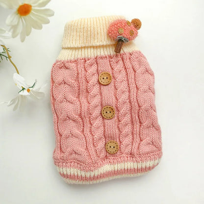 Cozy Crochet Jacket for Small Dogs