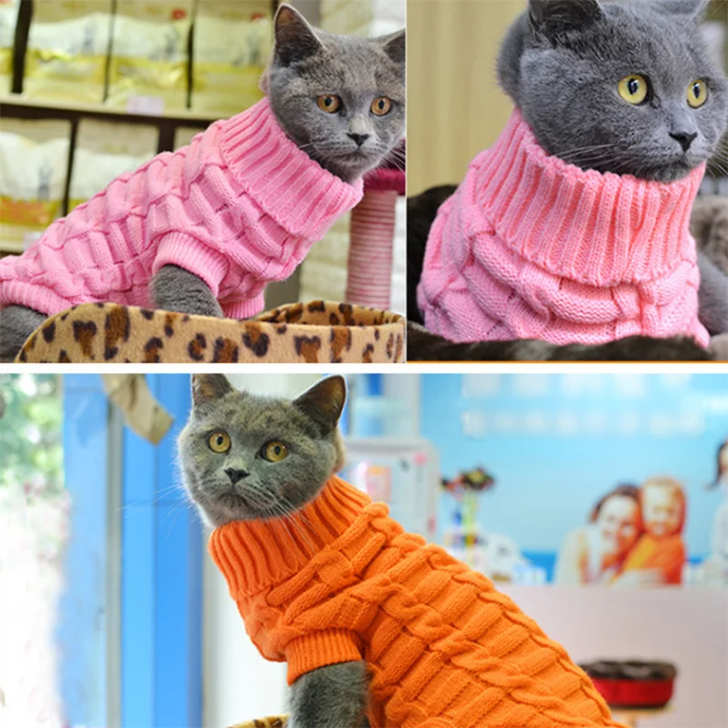 Warm Pet Sweater Coat