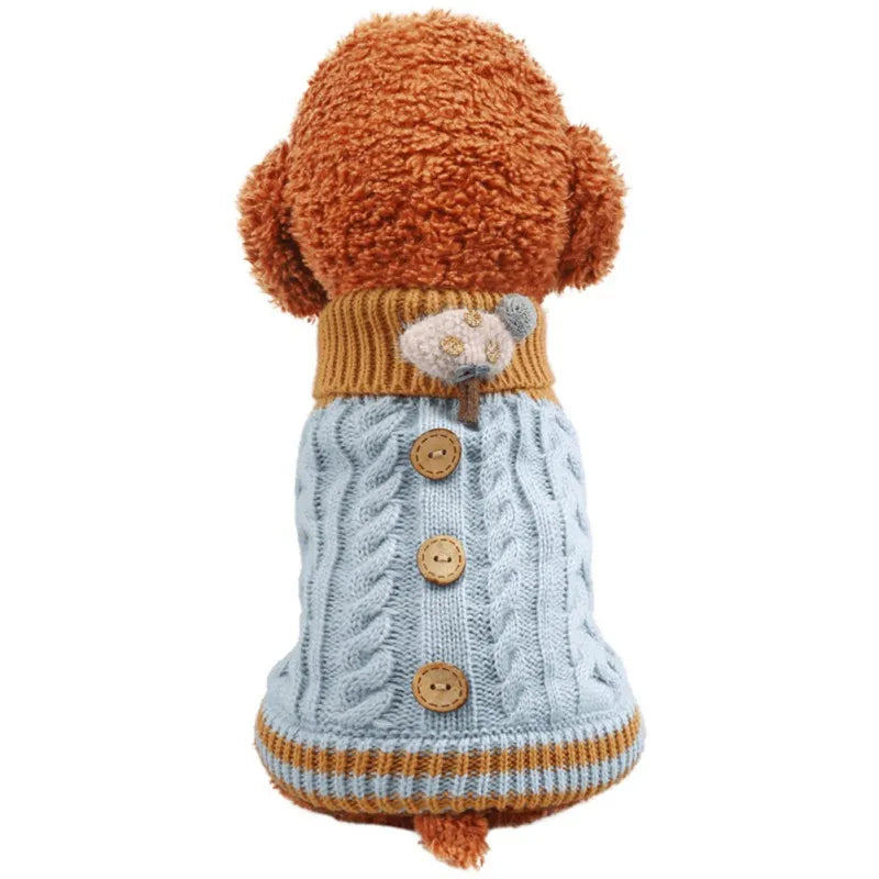 Warm Crochet Dog Sweater