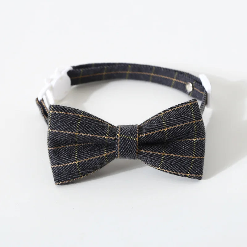 Adjustable Breakaway Cat Collar with Bow Tie & Bell