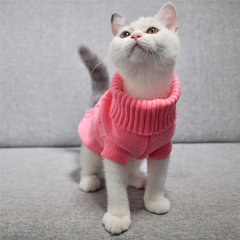 Warm Pet Sweater Coat