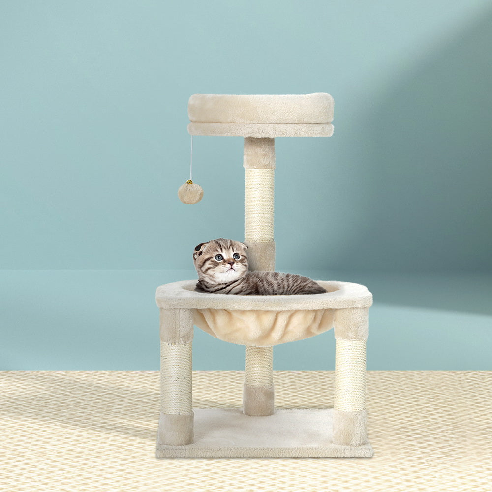 Cat Tree with Scratching Post, Condo & Toys