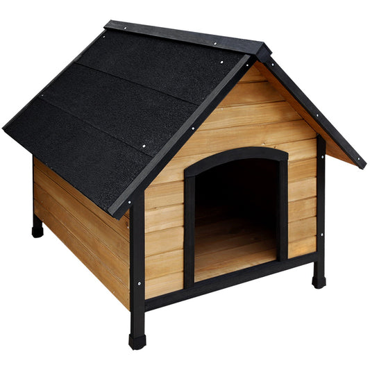 Wooden Dog Kennel with Roof