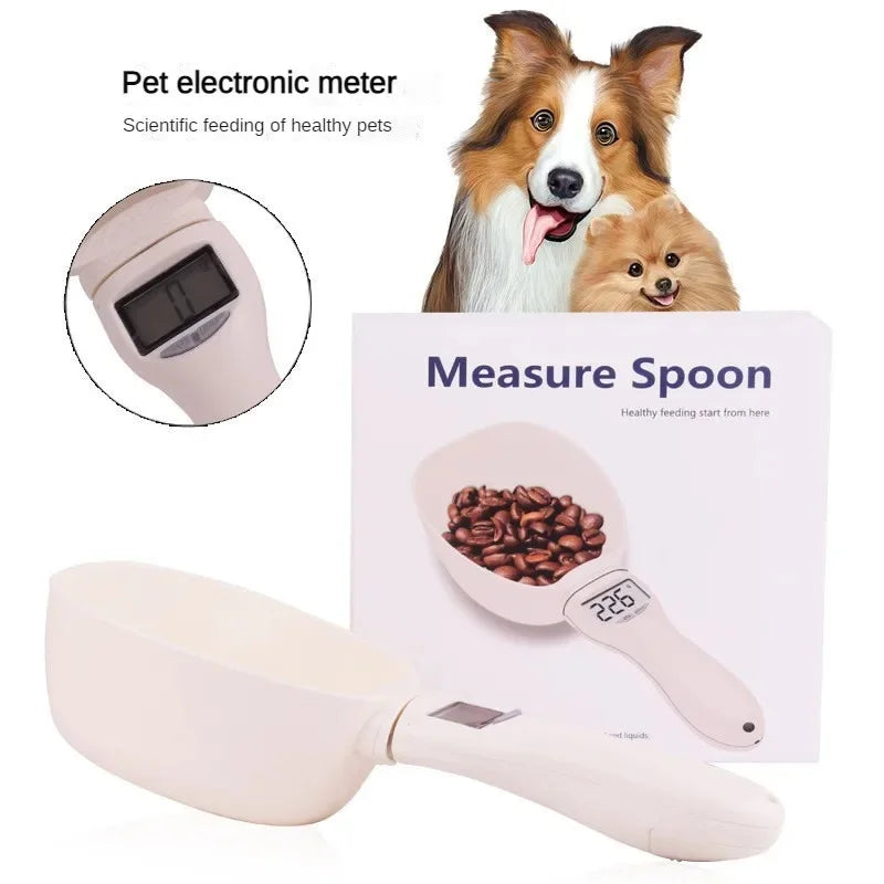 Digital Pet Food Scoop: Electronic Measuring Cup with LED Display