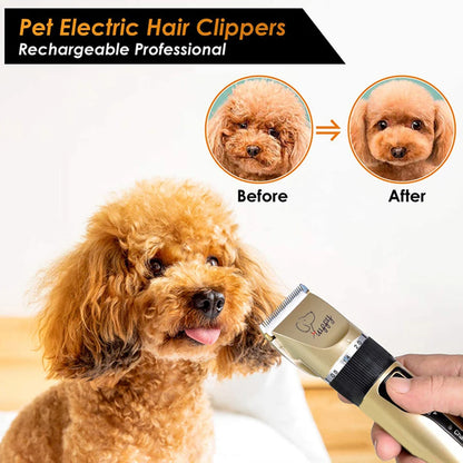 Professional Cordless Dog Clipper: Grooming Kit for Pets