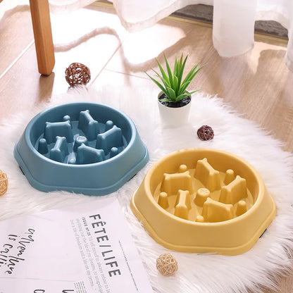 Anti-Choking Pet Feeder Basin