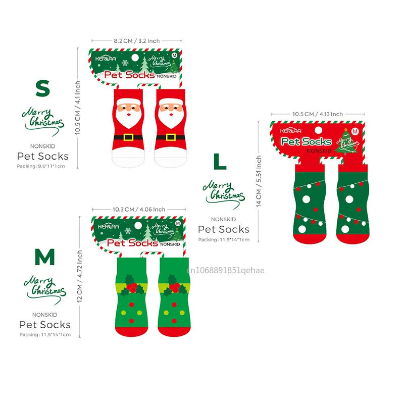 Non-Slip Holiday Socks for Pets