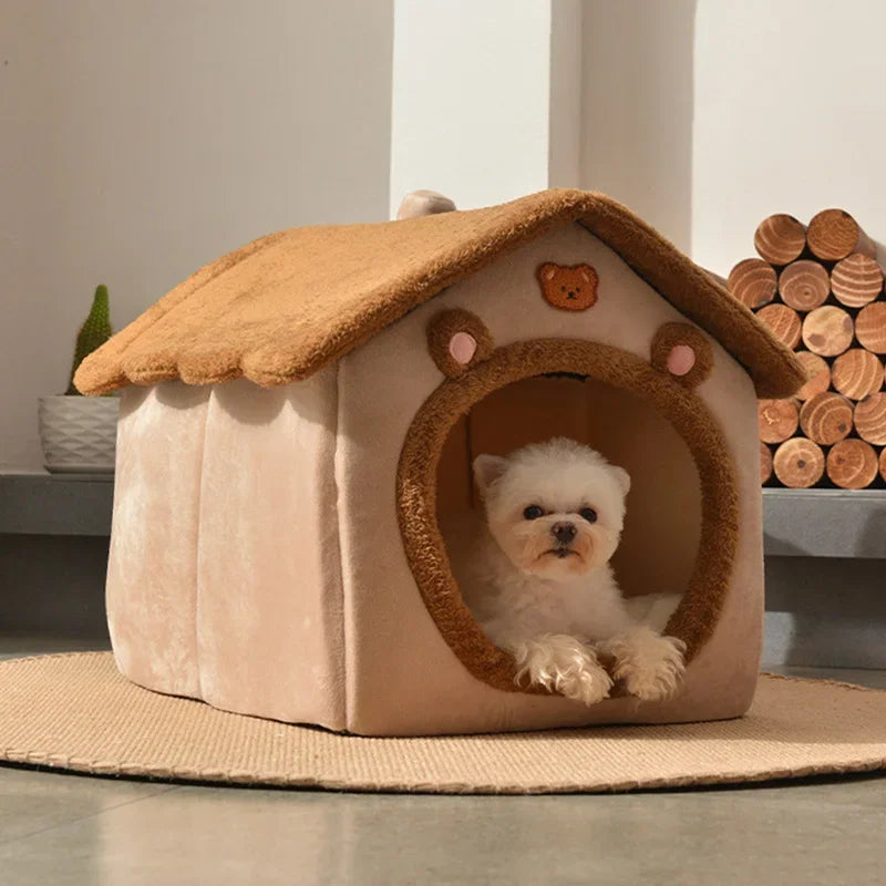 Cozy Foldable Pet Den