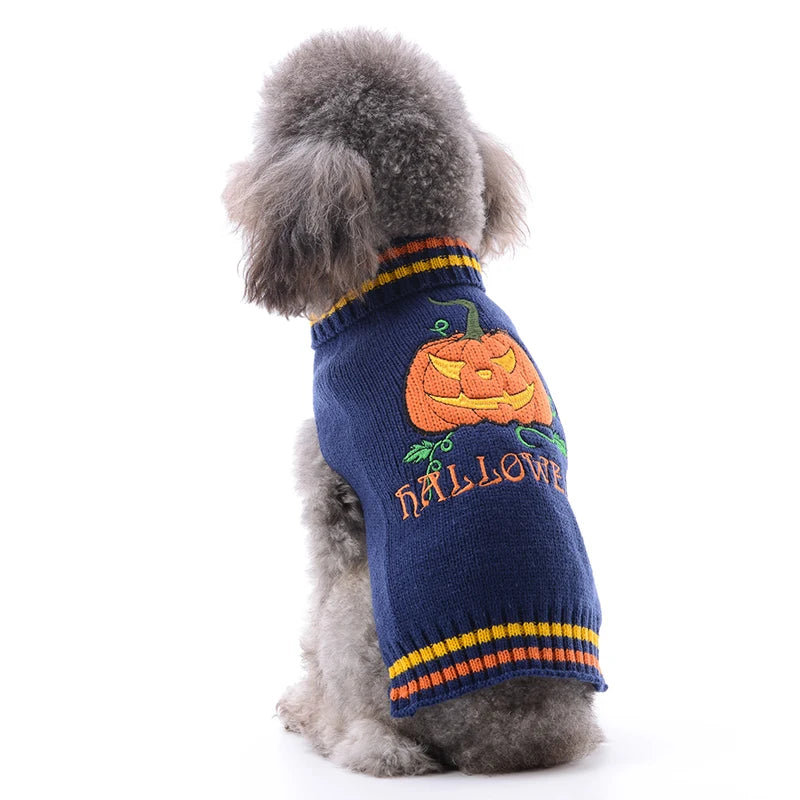 Halloween Pet Sweater: Cozy Costumes for Dogs & Cats