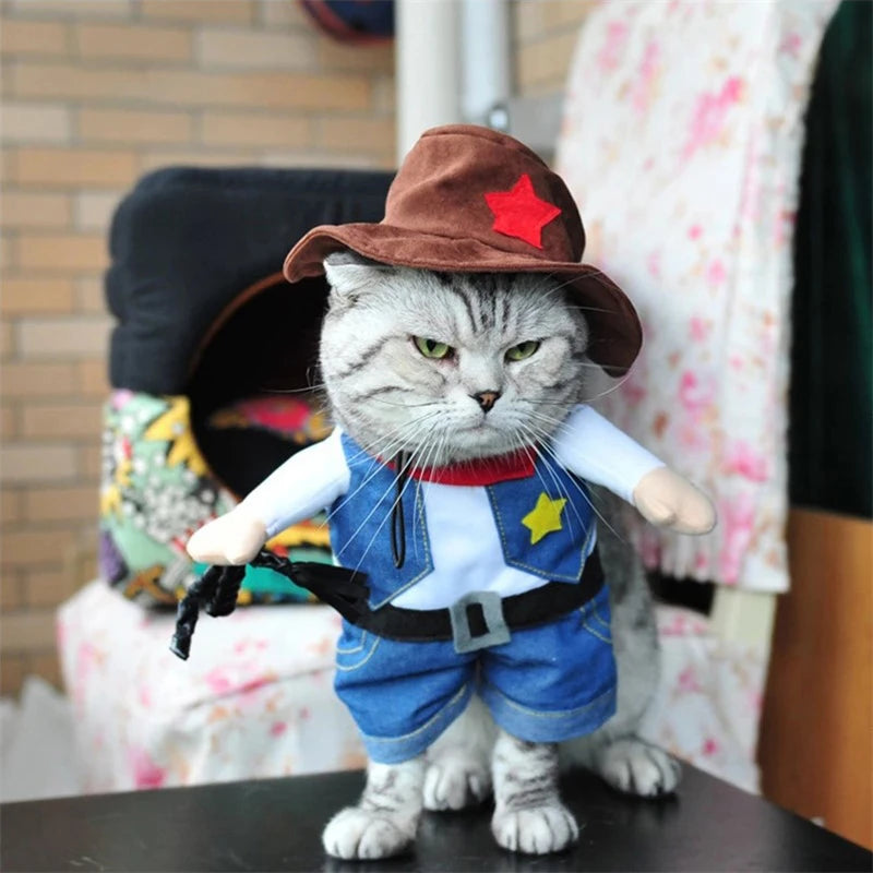 Cowboy Jeans Hoodie Costume for Pets