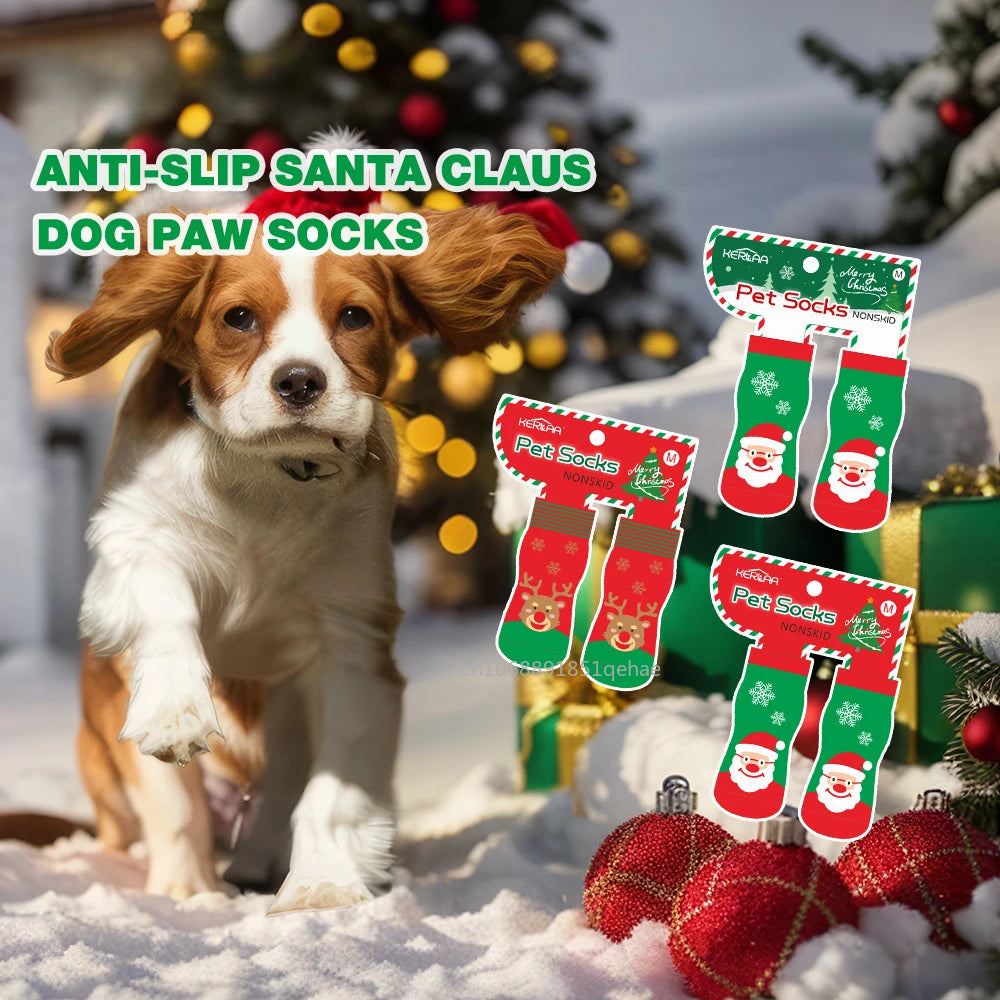 Non-Slip Holiday Socks for Pets