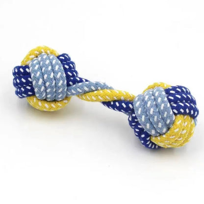 Durable Carrot Knot Rope Toy: Chew & Teeth Cleaning for Dogs