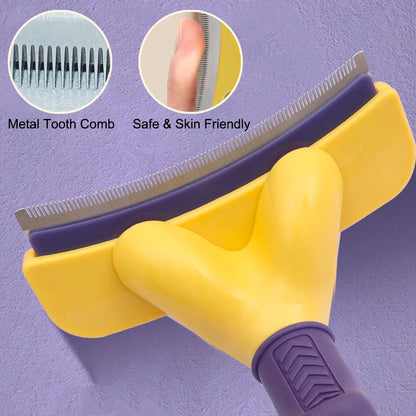 Pro Grooming Brush for Pets: Tangle & Shedding Control