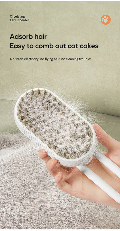 3-in-1 Electric Pet Grooming Brush