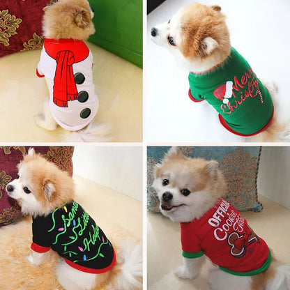 Festive Christmas Dog Shirt