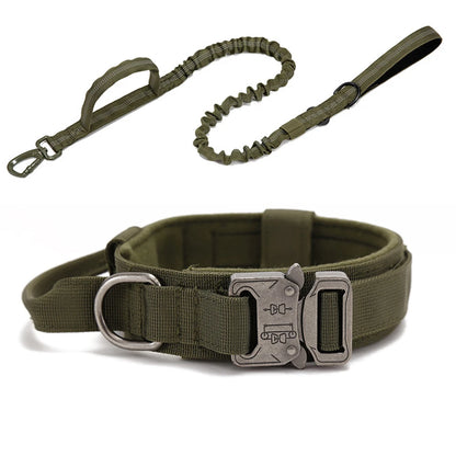 Durable Reflective Large Dog Collar & Leash Set