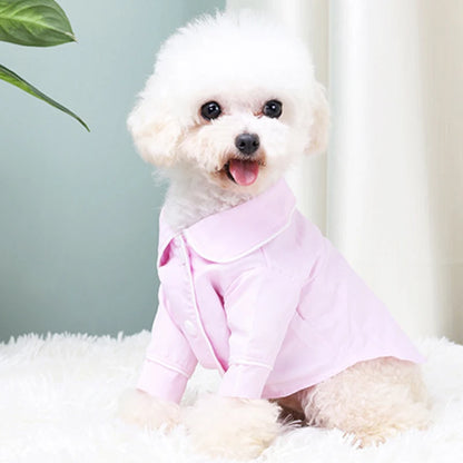 Winter Dog Pajamas – Cozy Jumpsuit for Small Dogs and Cats