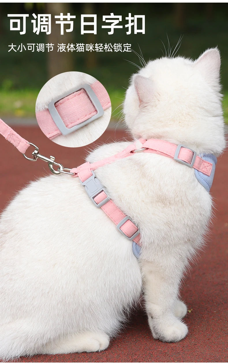 Escape-Proof Adjustable Harness & Leash Set