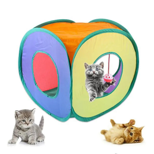 Foldable Fun Cat Tunnel Tent