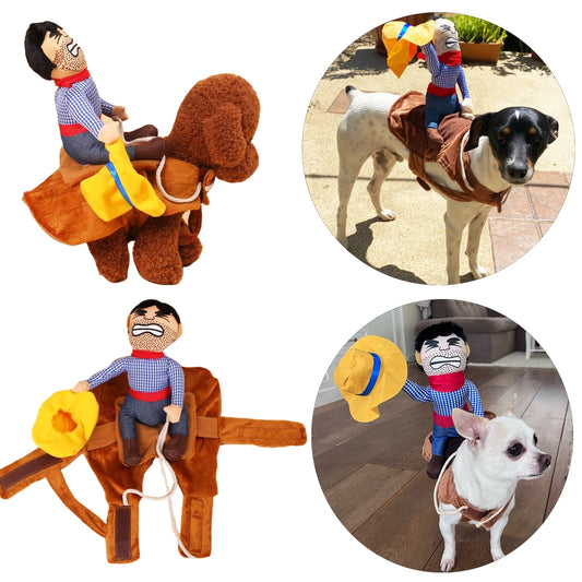 Funny Cowboy Costume for Dogs