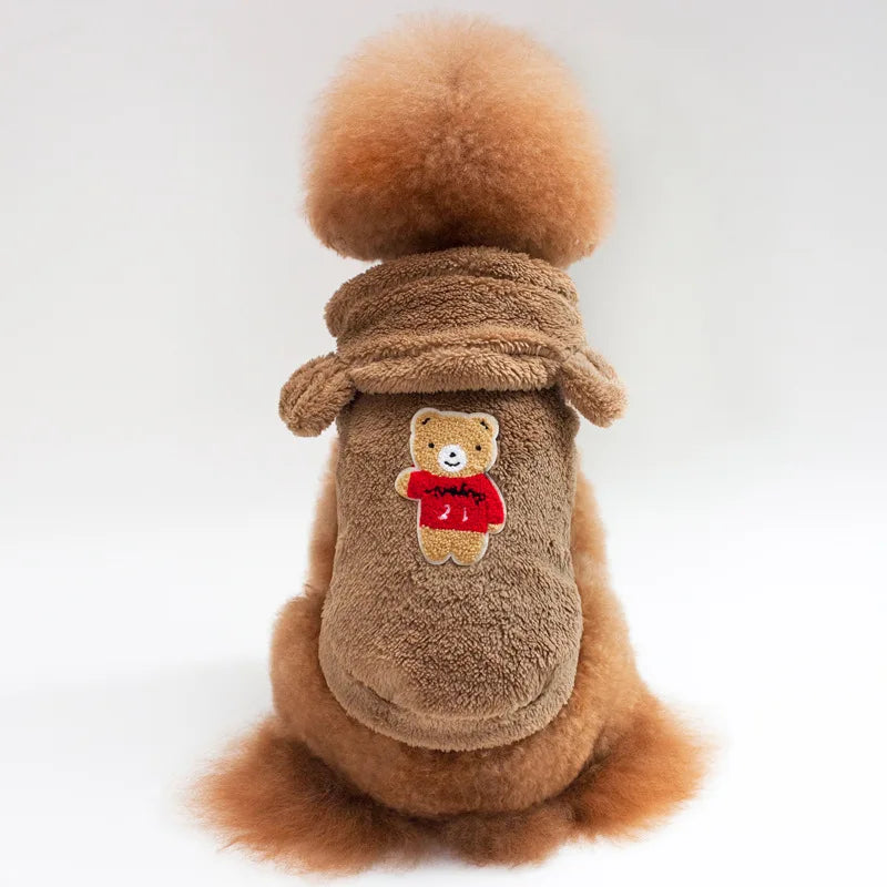 Cozy Fleece Dog Hoodie