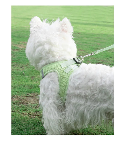 Escape-Proof Puppy Harness Vest with Reflective Leash Set