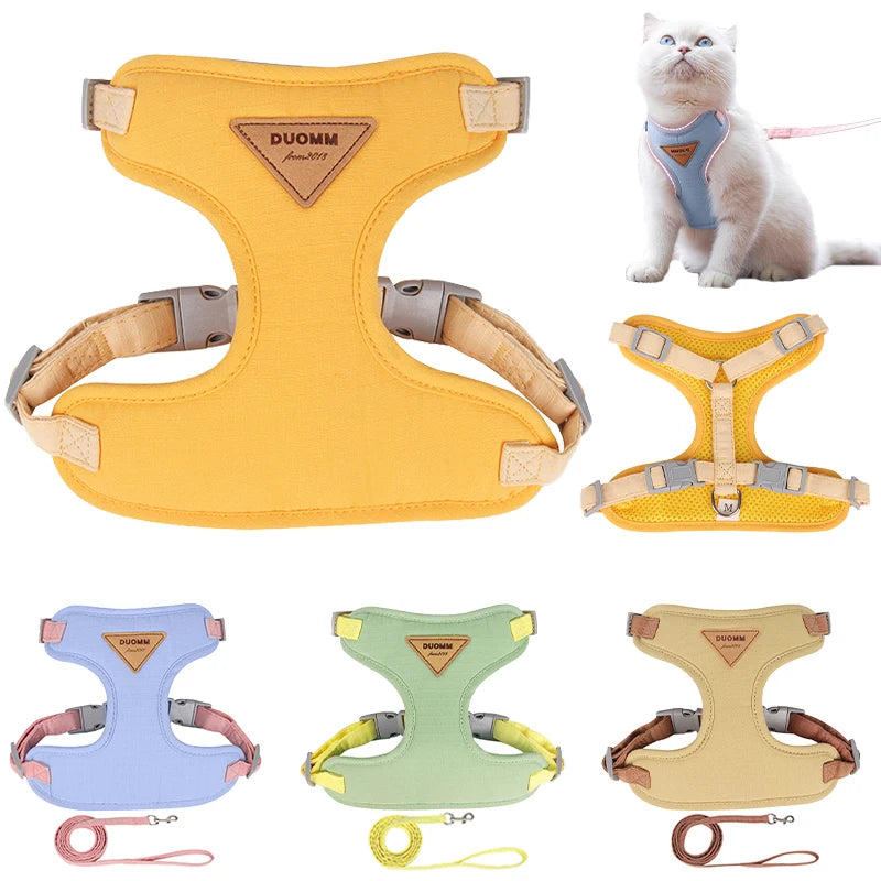 Escape-Proof Adjustable Harness & Leash Set