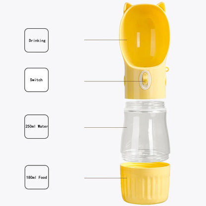 Portable Dog Water Bottle & Feeder