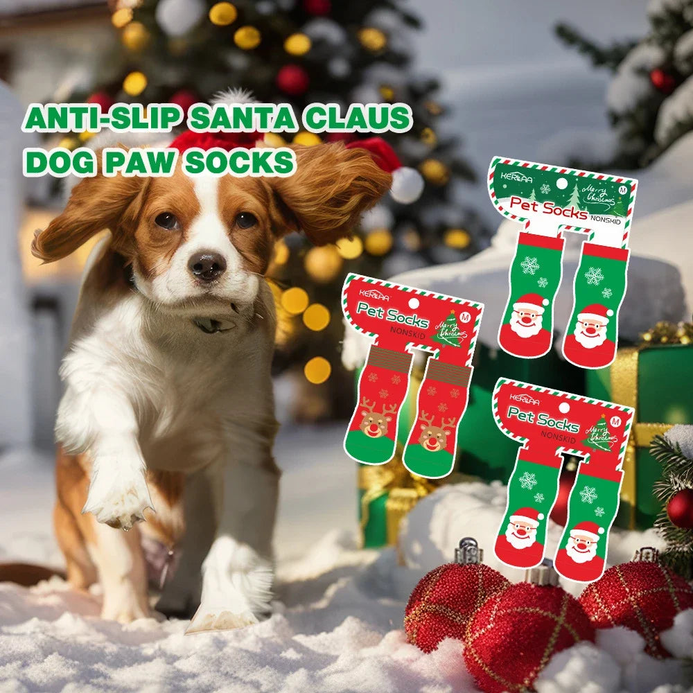 Non-Slip Holiday Socks for Pets