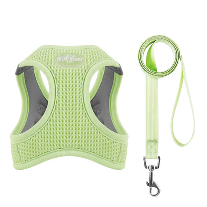 Escape-Proof Puppy Harness Vest with Reflective Leash Set