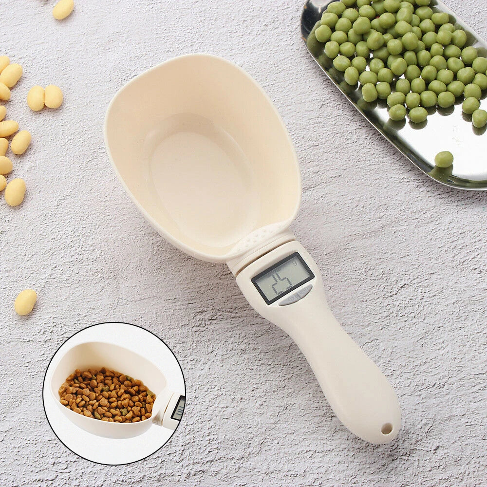 Digital Pet Food Scoop: Electronic Measuring Cup with LED Display