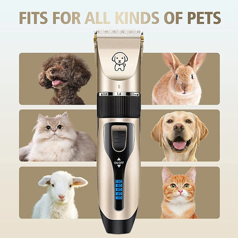 Professional Cordless Dog Clipper: Grooming Kit for Pets