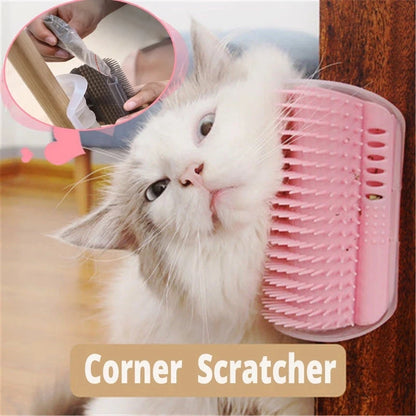 Self-Grooming Pet Brush Corner