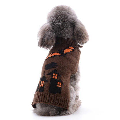 Halloween Pet Sweater: Cozy Costumes for Dogs & Cats