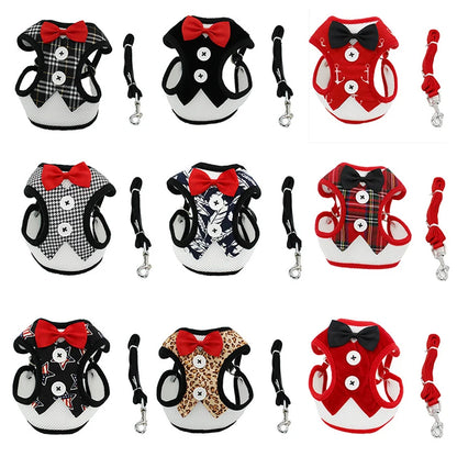 Breathable Vest Harness & Leash Set for Cat Dog