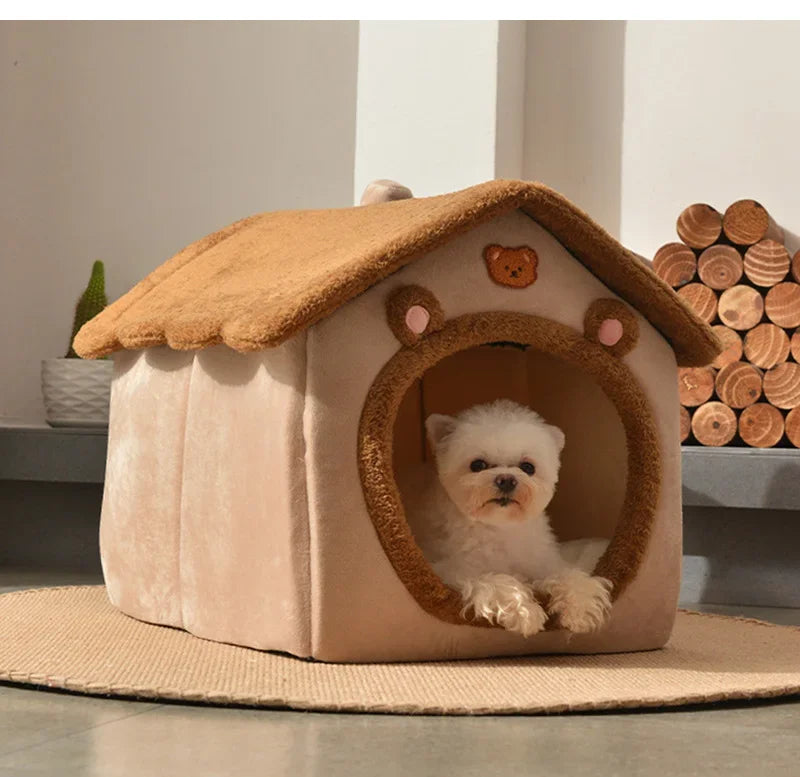 Cozy Foldable Pet Den