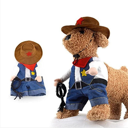 Cowboy Jeans Hoodie Costume for Pets