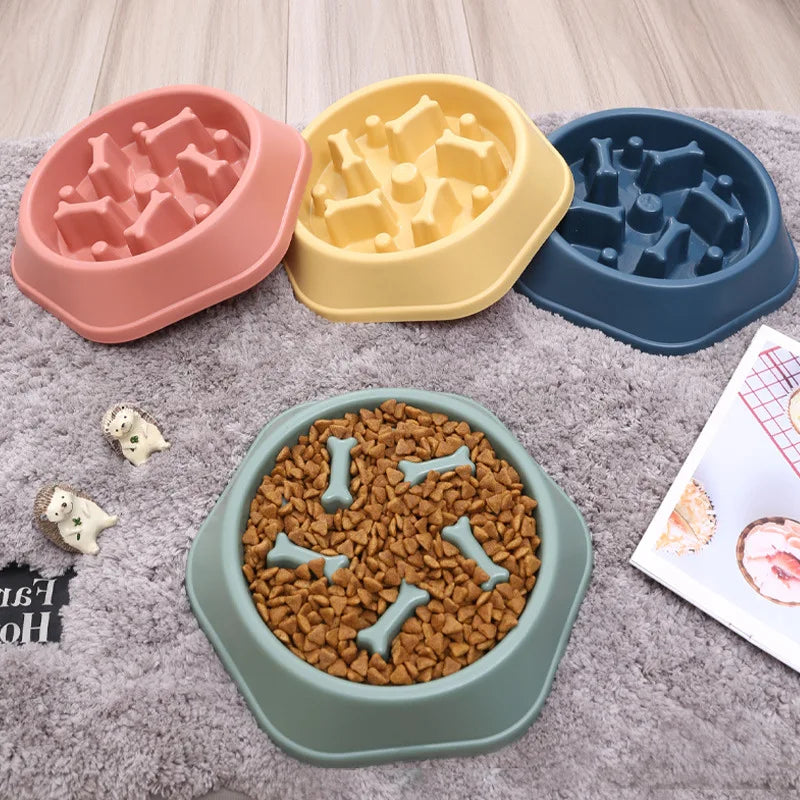 Anti-Choking Pet Feeder Basin