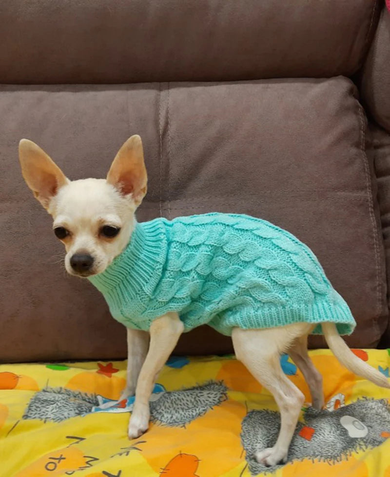 Turtleneck Sweater for Small Dogs and Cats