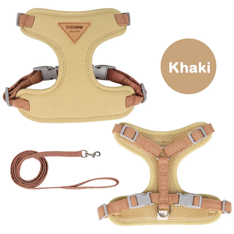 Adjustable Chest Strap Harness & Leash for Small Pets