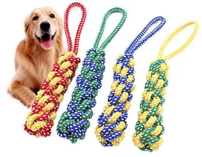 Durable Carrot Knot Rope Toy: Chew & Teeth Cleaning for Dogs