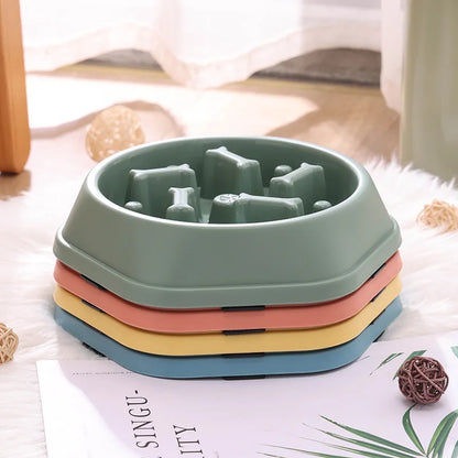 Anti-Choking Pet Feeder Basin