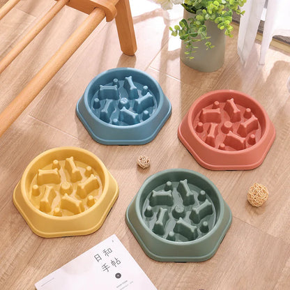 Anti-Choking Pet Feeder Basin