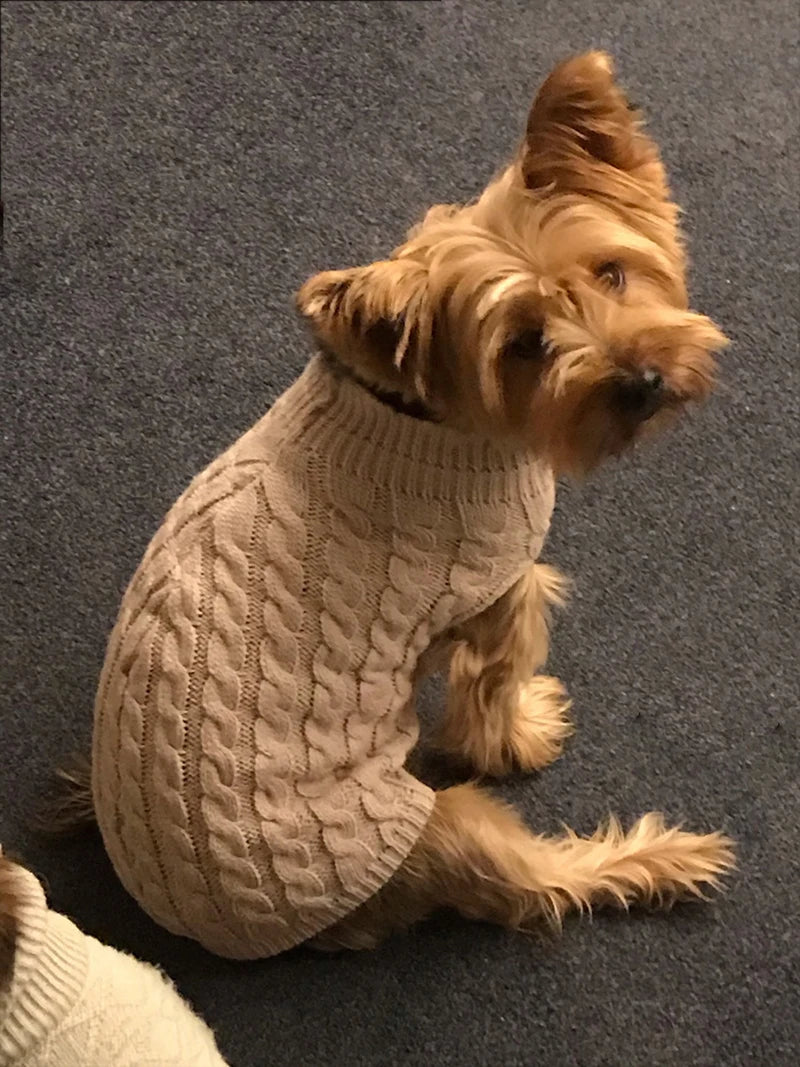 Turtleneck Sweater for Small Dogs and Cats