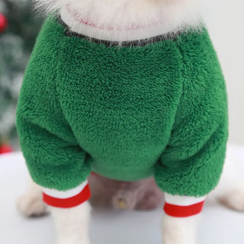 Christmas Fleece Sweater for Small Dogs